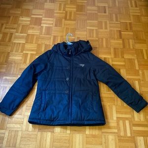 Navy Orage snow coat, size L